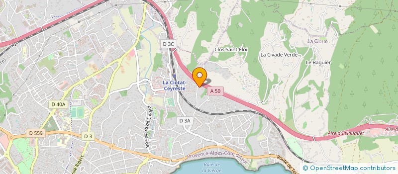 localisation de l'entreprise GLOBAL COACHING WELLNESS  LA CIOTAT