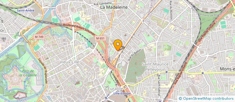 localisation de l'entreprise GLOBAL COMMODITIES CONSULTING à LA MADELEINE