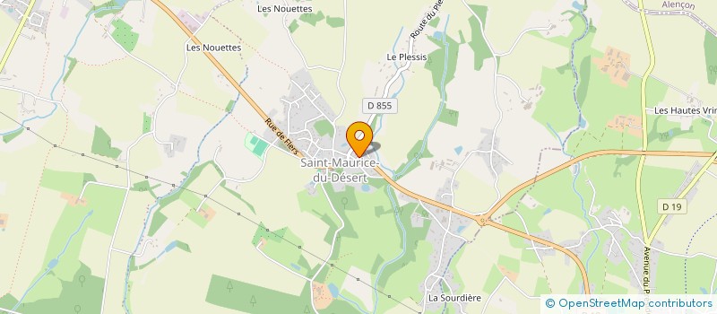 localisation de l'entreprise GLOBAL CONCEPT PZP à LES MONTS-D'ANDAINE
