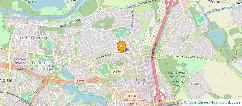 localisation de l'entreprise GLOBAL CONSEIL ASSURANCES à TORCY