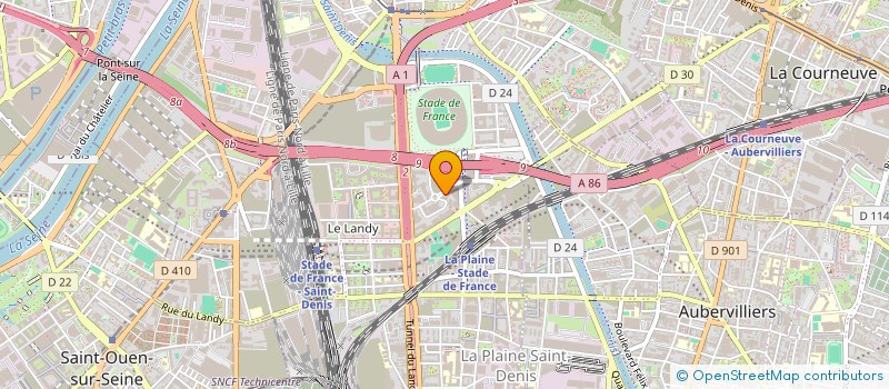 localisation de l'entreprise GLOBAL CONSTRUCTION à SAINT-DENIS