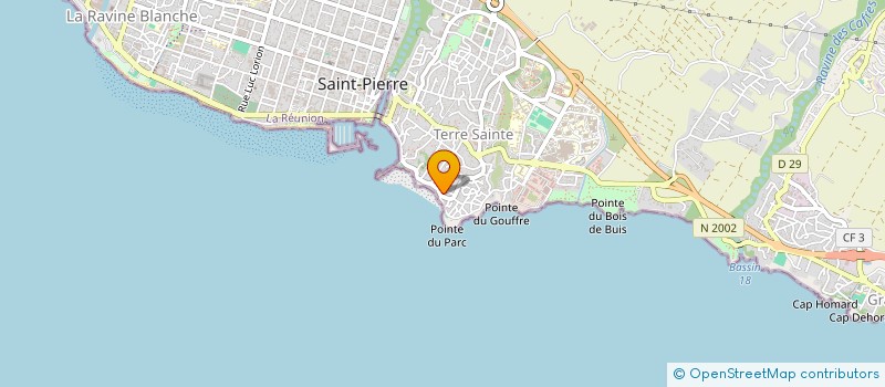 localisation de l'entreprise GLOBAL CONSTRUCTION à SAINT-PIERRE