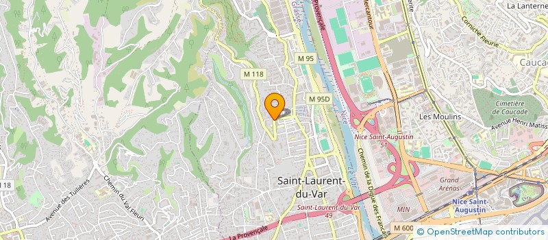 localisation de l'entreprise GLOBAL CONSTRUCTION COMMERCE à SAINT-LAURENT-DU-VAR
