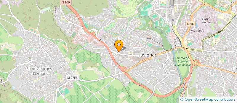 localisation de l'entreprise GLOBAL CONSULTING  JUVIGNAC