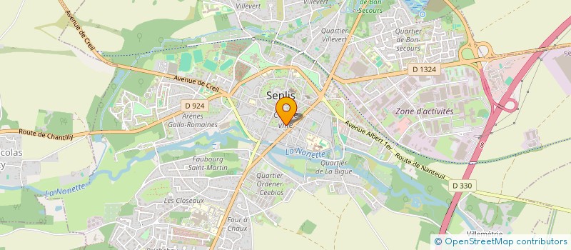 localisation de l'entreprise GLOBAL CONSULTING  SENLIS