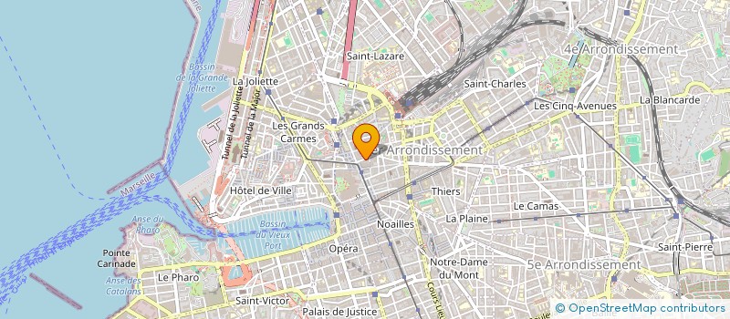 localisation de l'entreprise GLOBAL COSMETIQUE à MARSEILLE