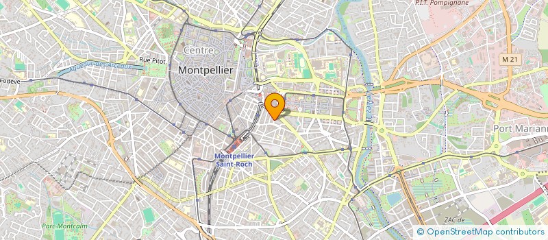 localisation de l'entreprise GLOBAL COURTAGE à MONTPELLIER