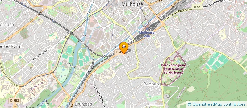 localisation de l'entreprise GLOBAL COURTAGES  MULHOUSE