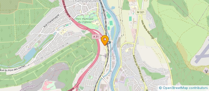 localisation de l'entreprise GLOBAL CREDITS IMMOBILIER  CHAMPIGNEULLES