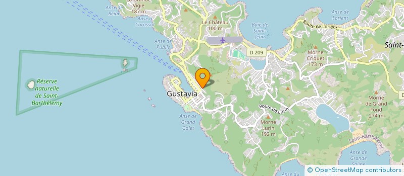 localisation de l'entreprise GLOBAL CRUISES CARIBBEAN à SAINT BARTHELEMY