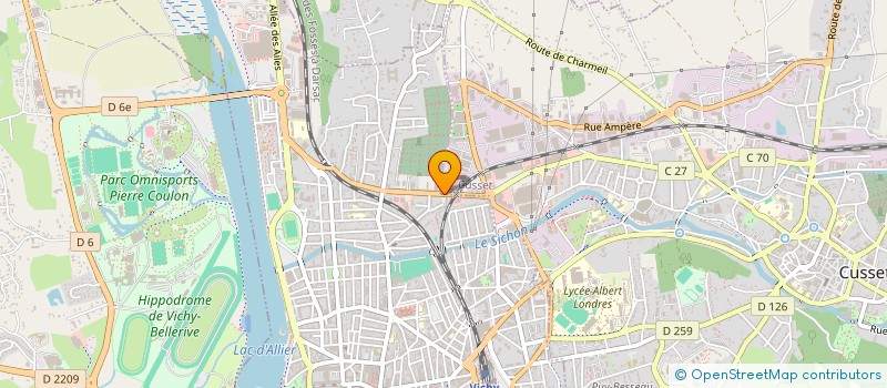 localisation de l'entreprise GLOBAL CUISINES à VICHY