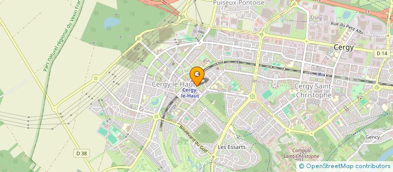 localisation de l'entreprise GLOBAL DECISION CONSULTING  CERGY