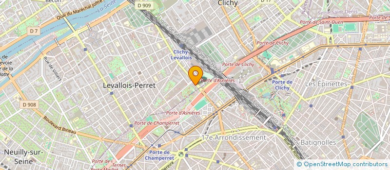 localisation de l'entreprise GLOBAL DEVELOPPEMENT à LEVALLOIS-PERRET