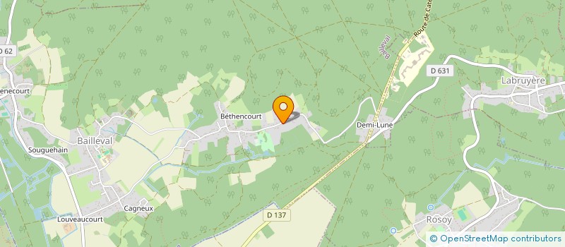 localisation de l'entreprise GLOBAL DISTRIB  BAILLEVAL