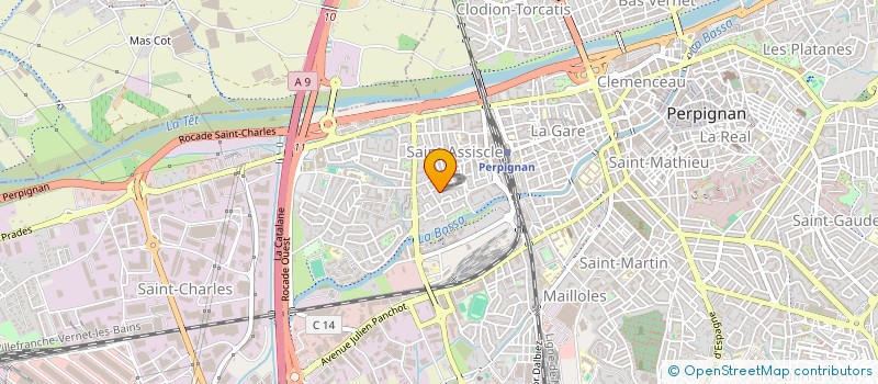 localisation de l'entreprise GLOBAL DRIVE E-SERVICES  PERPIGNAN