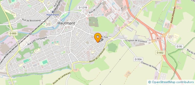 localisation de l'entreprise GLOBAL ECO HABITAT  HAUTMONT