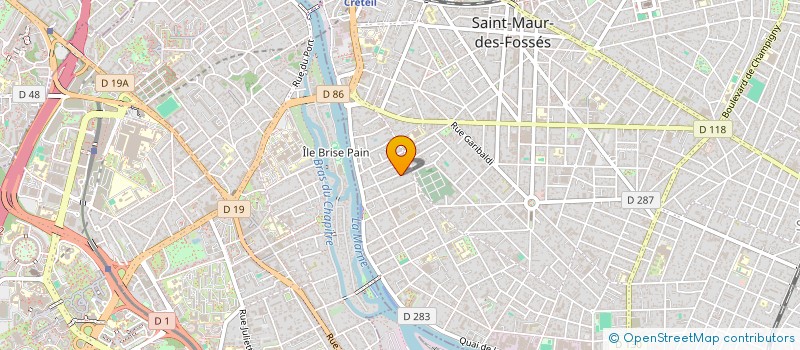 localisation de l'entreprise GLOBAL ELECTRIC à SAINT-MAUR-DES-FOSSES