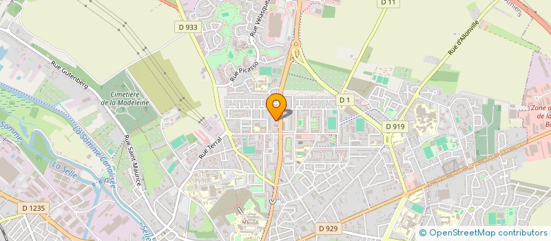 localisation de l'entreprise GLOBAL ENERGIE à AMIENS