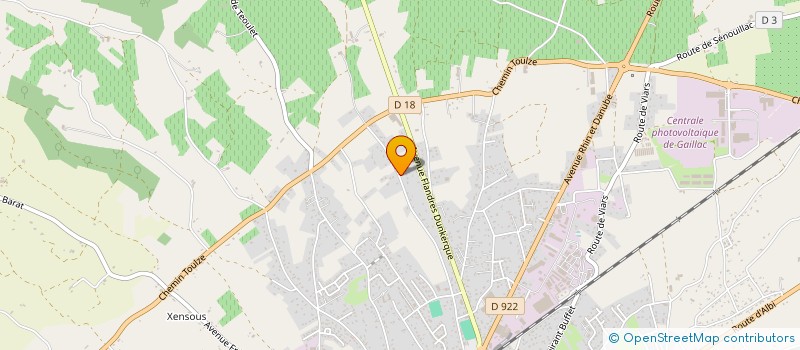 localisation de l'entreprise GLOBAL ENERGIE CONFORT  GAILLAC