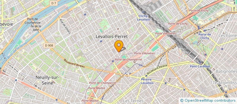 localisation de l'entreprise GLOBAL ENERGIE HABITAT CONSEILS à LEVALLOIS-PERRET