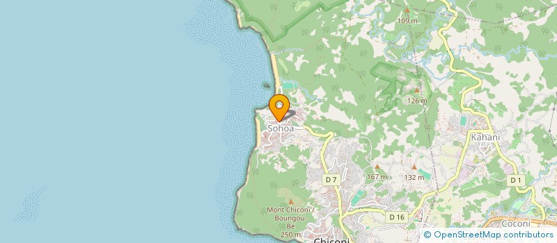 localisation de l'entreprise GLOBAL ENERGIE MAYOTTE à CHICONI