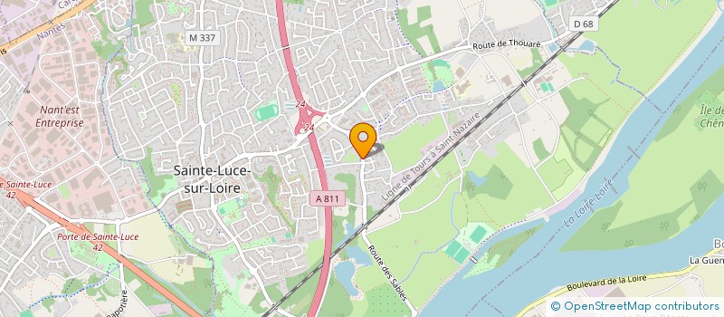 localisation de l'entreprise GLOBAL ENERGY à SAINTE-LUCE-SUR-LOIRE