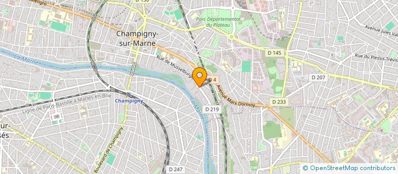 localisation de l'entreprise GLOBAL ENERGY à CHAMPIGNY-SUR-MARNE