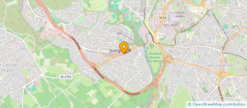 localisation de l'entreprise GLOBAL ENGINEERING AND SERVICES  JUVIGNAC