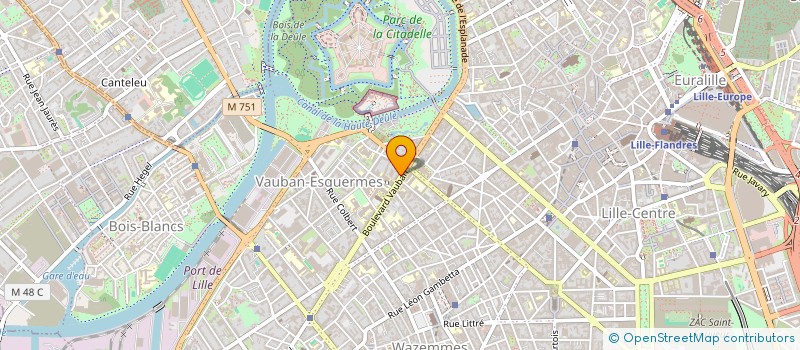 localisation de l'entreprise GLOBAL EQUATION  LILLE