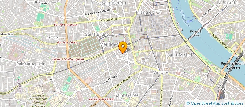 localisation de l'entreprise GLOBAL ESTHETIC  BORDEAUX