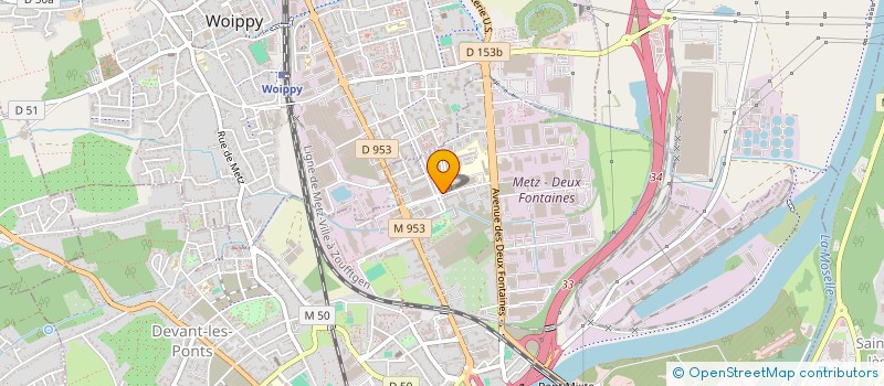 localisation de l'entreprise GLOBAL ETANCHEITE  METZ