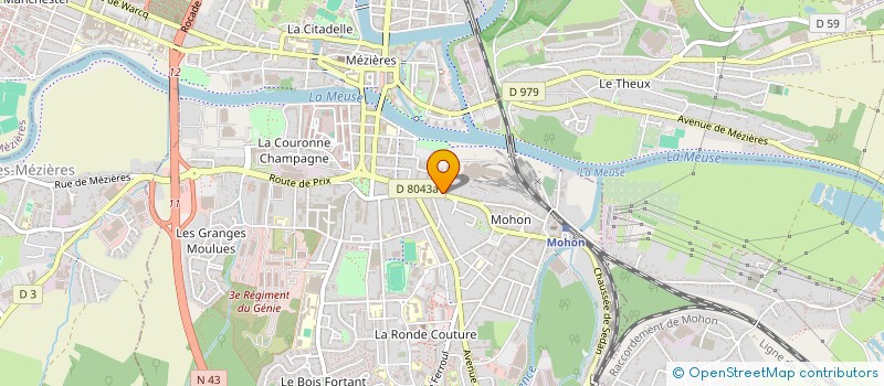 localisation de l'entreprise GLOBAL ETANCHEITE  CHARLEVILLE-MEZIERES