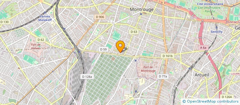 localisation de l'entreprise GLOBAL-EXAM à MONTROUGE