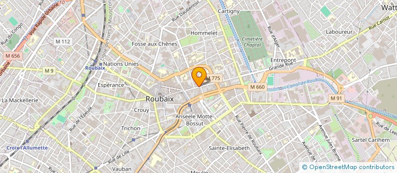 localisation de l'entreprise GLOBAL EXPERTISE à LAMBERSART
