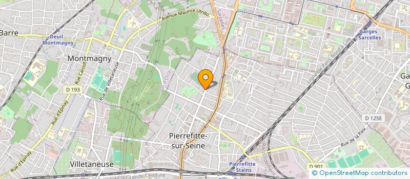 localisation de l'entreprise GLOBAL EXPRESS SERVICE SARL à PIERREFITTE-SUR-SEINE