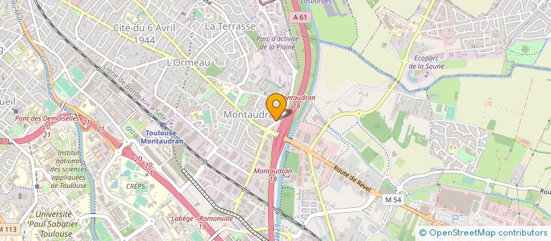 localisation de l'entreprise GLOBAL EYE TECHNOLOGY à TOULOUSE
