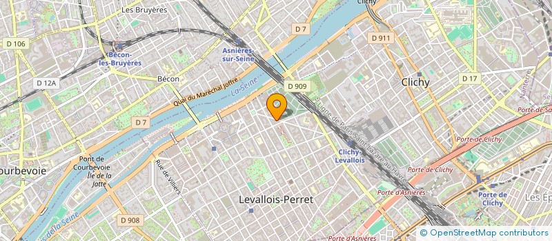 localisation de l'entreprise GLOBAL FINANCE ET STRATEGIE à LEVALLOIS-PERRET