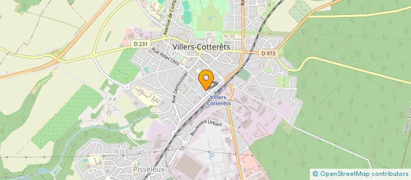 localisation de l'entreprise GLOBAL FONCIERE à VILLERS-COTTERETS