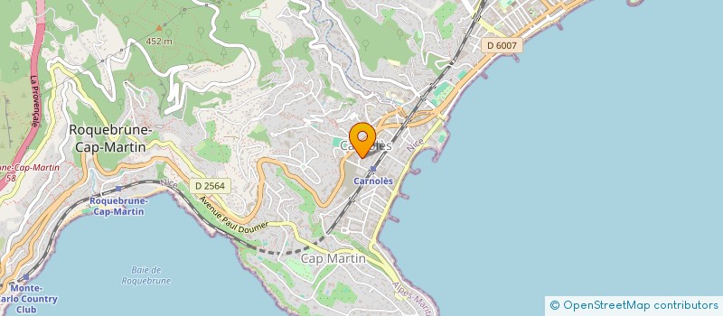 localisation de l'entreprise GLOBAL FOOD à ROQUEBRUNE-CAP-MARTIN
