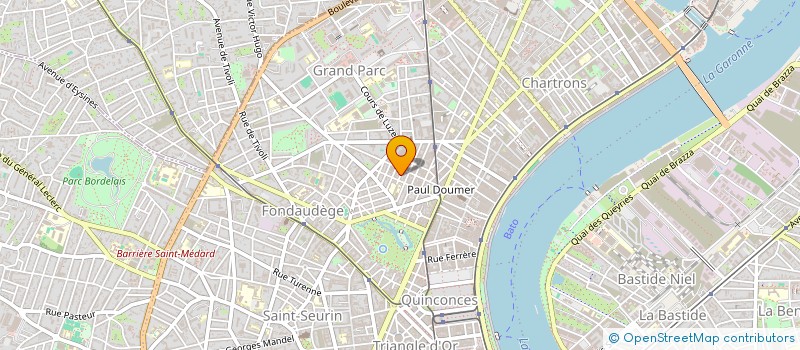 localisation de l'entreprise GLOBAL FOOD DISTRIBUTION à BORDEAUX