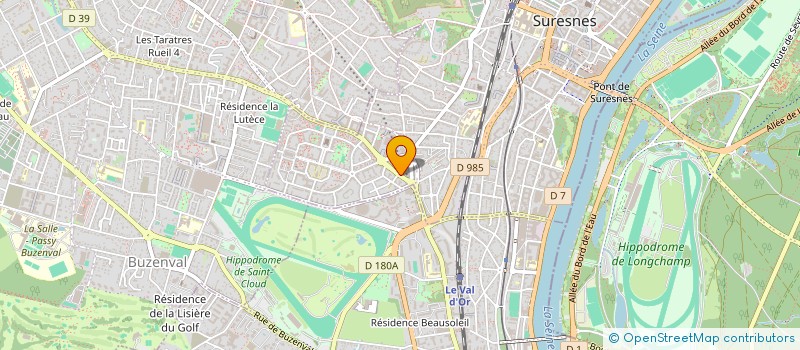localisation de l'entreprise GLOBAL FOOTBALL AGENCY à SURESNES
