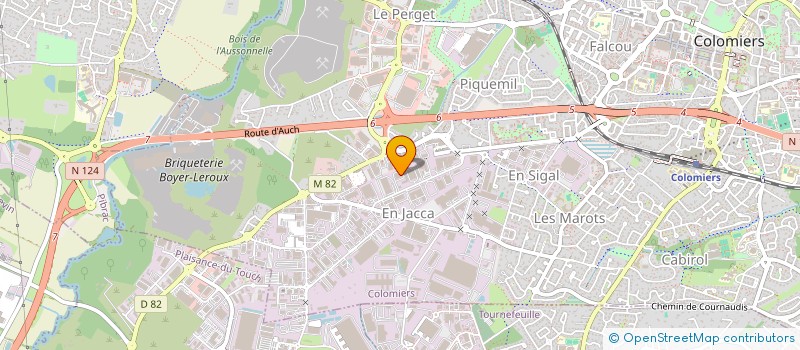 localisation de l'entreprise GLOBAL FORMATION à COLOMIERS
