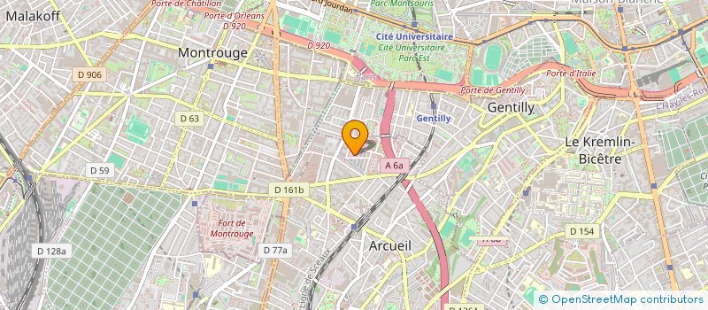 localisation de l'entreprise GLOBAL FRANCHISE EXPANSION à ARCUEIL