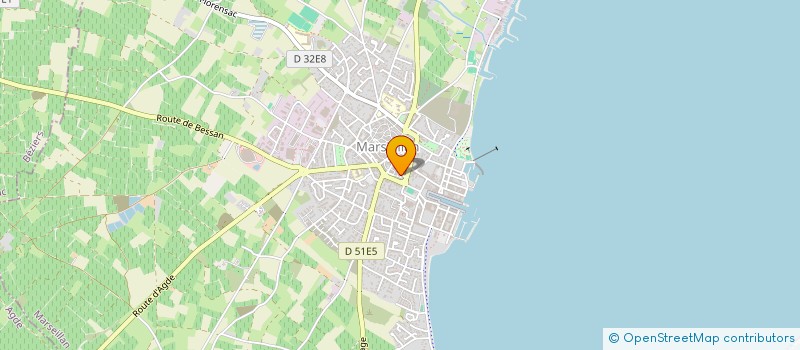 localisation de l'entreprise GLOBAL FROID à MARSEILLAN