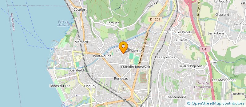 localisation de l'entreprise GLOBAL GOALS  AIX-LES-BAINS