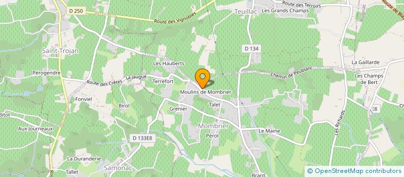 localisation de l'entreprise GLOBAL GRAZING SERVICES à PUGNAC