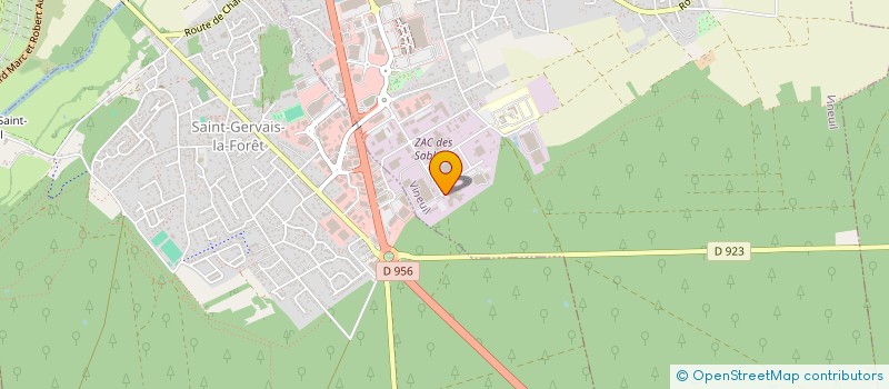 localisation de l'entreprise GLOBAL GREEN  VINEUIL