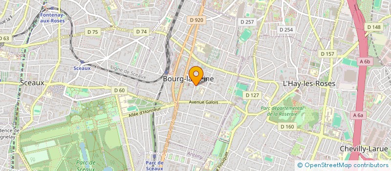 localisation de l'entreprise GLOBAL GREEN VENTURE à BOURG-LA-REINE