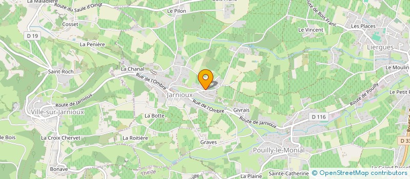 localisation de l'entreprise GLOBAL HABITAT SOLUTION à PORTE-DES-PIERRES-DOREES