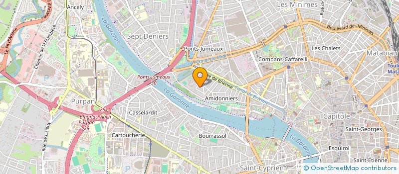 localisation de l'entreprise GLOBAL HAPKIDO TOULOUSE à TOULOUSE